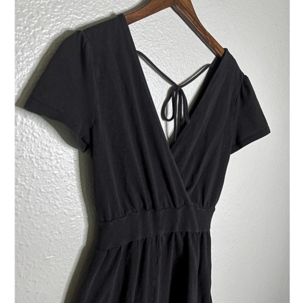 H&M Divided Black V-Neck Wrap Front Romper - Picture 2 of 5